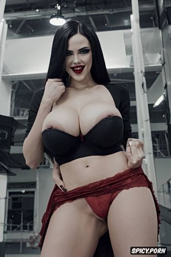 upskirt nude pussy, ukrainian style, black lips, has nude pussy under her skirt