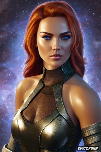 shoulder length copper hair, star wars the old republic, space station