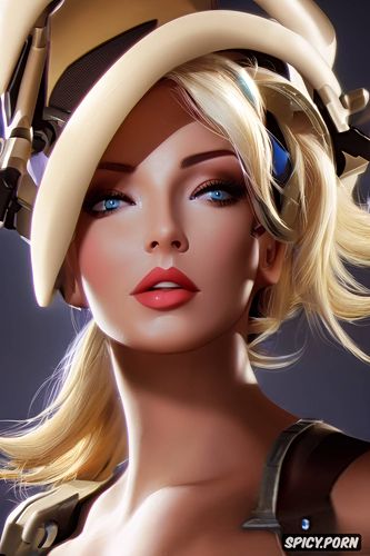 ultra realistic, 8k shot on canon dslr, ultra detailed, mercy overwatch beautiful face