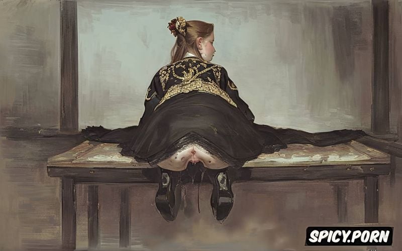 19th century cute 18 yo russian grand duchess spread legs black dick in ass