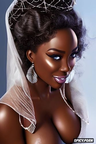 very detailed, beautiful ghanaian woman, perfect body, face retouch