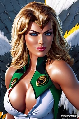 hawkgirl the justice league black blazer white shirt shirt unbuttoned beautiful face milf