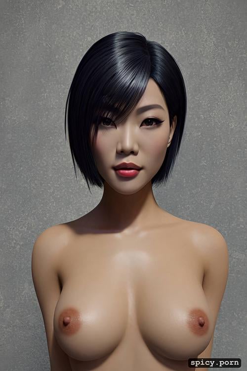 hot fit hourglass body, cinematic rendered whole body character portrait