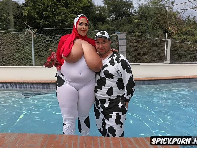 heavy tits, healthy body, huge human cows, perfect face, lebanese