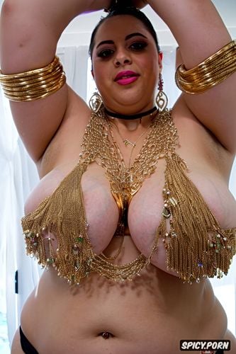 gigantic natural tits, color photo, massive saggy breasts, beautiful arabian bellydancer
