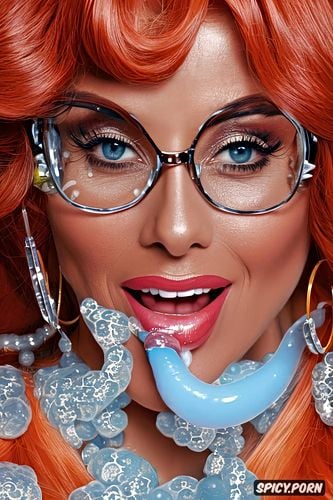 cum in mouth, sperm everywhere, sophia loren, sperm on big hexagonal glasses