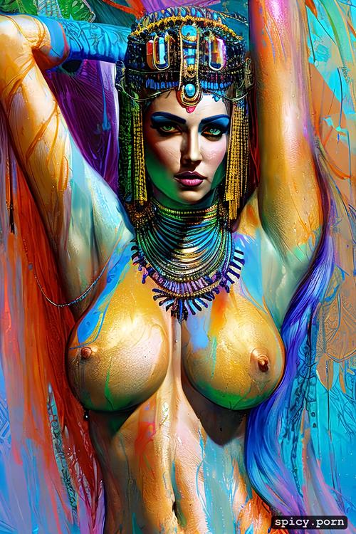 cleopatra princess, precise lineart, carne griffiths, highly detailed