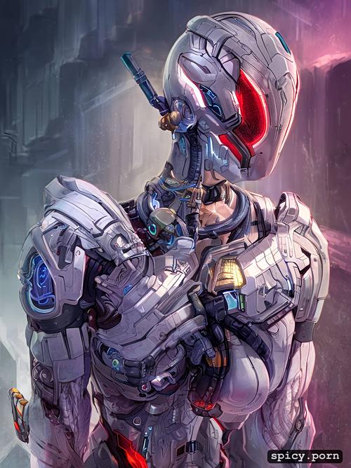 sketch, color, 3dt, byjustpixels, techno organic exoskeleton armor