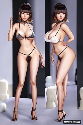 perfect body, very tall, 1 woman, full body view, 4k hq, sexy microkini