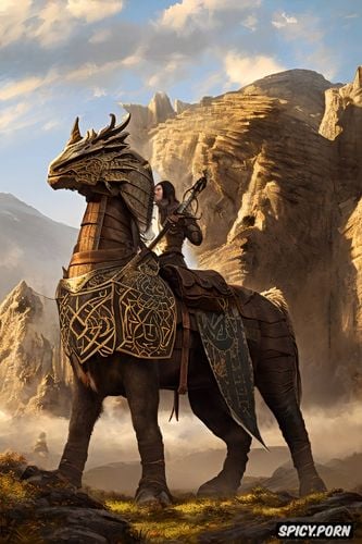 medieval art, creatures and dragons, ancient lost artifact, sandra bullock fantasy warrior