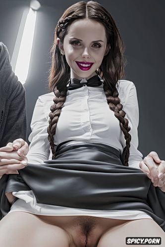 high socks, no panties, wide open eyes, nice big dick, christinaricci gorgeous face beautiful face no panties good pussy view innie pussy trimmed pussy hairy pussy felicity jones jyn erso