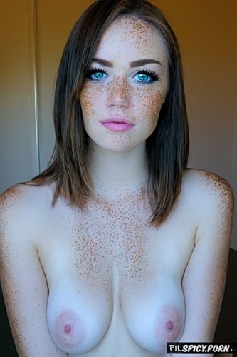lush full lips, masterpiece, fully nude, pink pussy, freckles