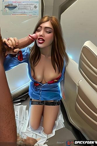 aggressively forcing her head to full deepthroat, detailed full shot of an extremely petite pretty white teen big nice tits brutally captured and forcefully coerced into undressing her clothes by barbaric men on a plane