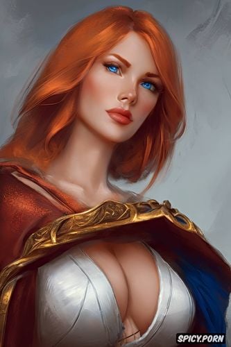 concept art, small round perky natural breasts, beautiful face artstation