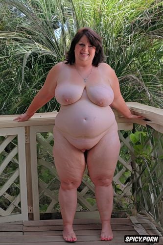 55 year old lady, black hair, small saggy breasts, in high definition