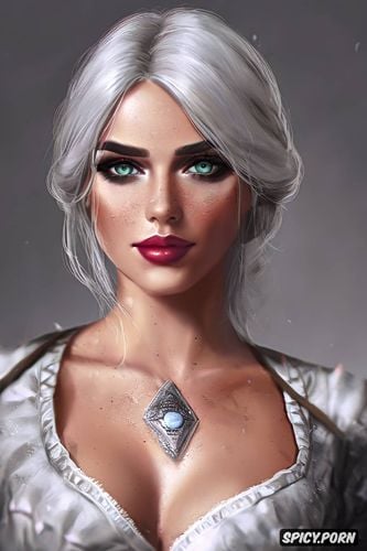 ultra detailed, ciri the witcher beautiful face tight outfit portrait masterpiece