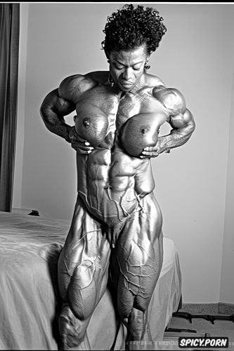 biggest female bodybuilder, african american granny exotic face