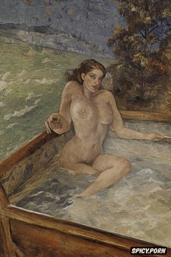 tapestry, tiled bathing, post impressionist fauves erotic art