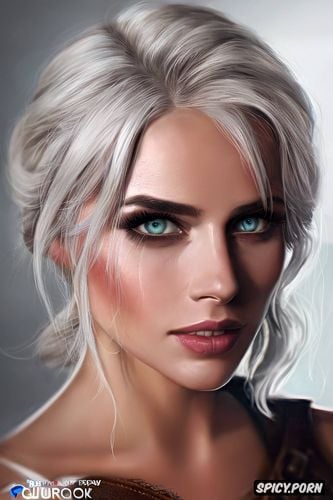 ciri the witcher 3 beautiful face, 8k shot on canon dslr, ultra realistic