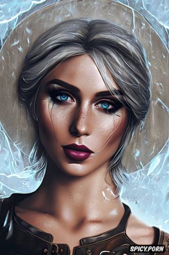 k shot on canon dslr, ciri the witcher tight outfit portrait beautiful face masterpiece