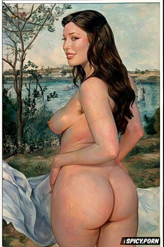 sex, very hairy vagina, cézanne, big ass, penetration, licking her ear