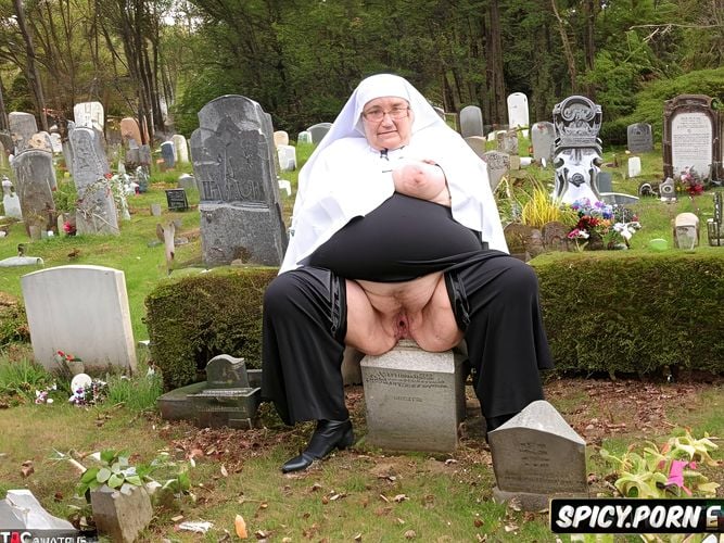 traditional catholic nun, fat pussy, obese, huge tits, year old