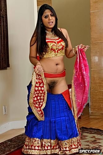 saggy tits intentionally shifted out of choli blouse, indian embroidery