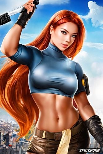 ultra detailed, ultra realistic, 8k shot on canon dslr, kim possible kim possible