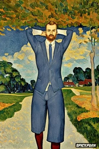 painterly modern post impressionist fauves erotic art, paul cézanne