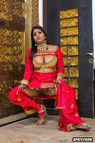 real traditional gujarati garba chaniya choli pussy upskirt