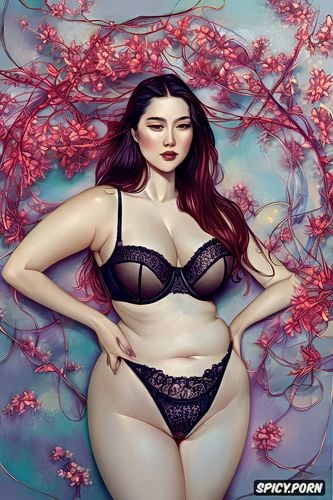 centered, jewish woman, hsiao ron cheng style, expensive bra