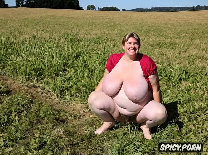 lying down spreading legs chubby pretty face tits double the size standing at farmyard tits double the size