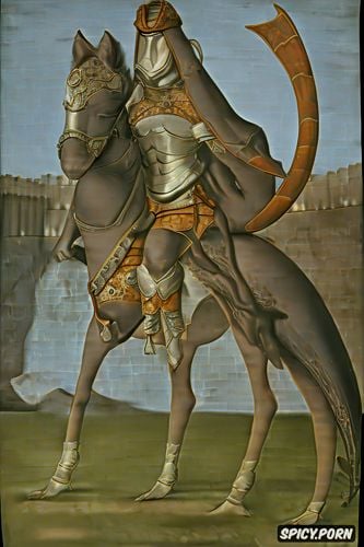 medieval art, knight, old dusty painting, bit graphics, low resolution graphics