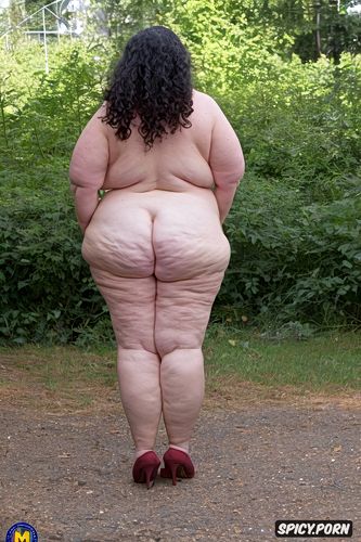 big ass, high image quality, raw analog photography of fat mature woman