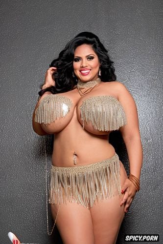 gigantic perfect boobs, front view, gorgeous burlesque dancer