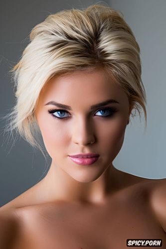 ukraine teen, blonde hair, high detail photo realism, classroom