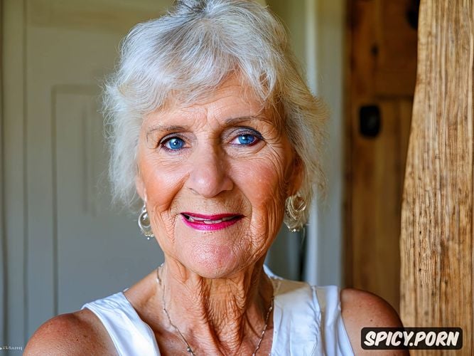 intricate, granny, photorealistic, naked, bimbo, hdr, chesty