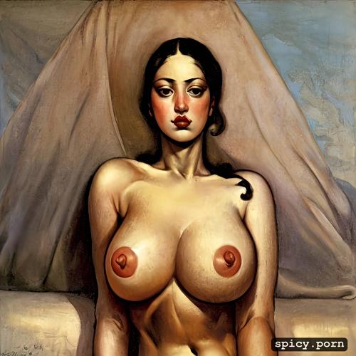giorgio de chirico surreal nude breast nipple dream lips