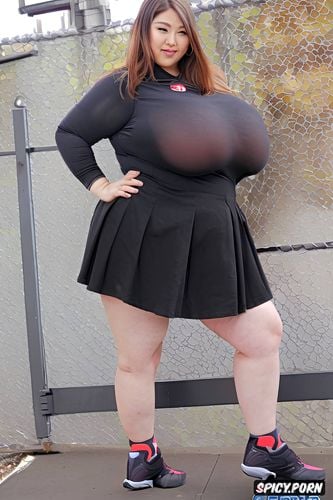 very very short leg, solo, cute face, busty1 3, ssbbw, plump pink lips