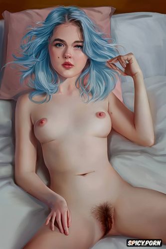 perfect white teeth, realistic, doll face, adorable, fully nude1 4