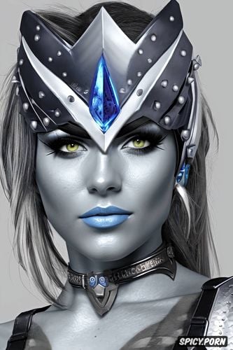 abs, ultra realistic, widowmaker overwatch female gladiator fatasy arena crown tight leather armor beautiful face portrait muscles