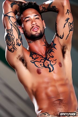 gay, naked, muscle, brasileiro, neymar, soft penis, tattoo, brown eyes