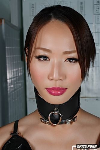 athletic body, doctor, perfect face, bdsm, short hair, chinese female