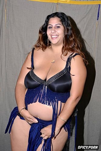 very large saggy breasts, beautiful bellydancer at a dance festival