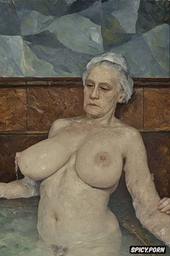 elderly woman, fingering, degas manet bonnard, egon schiele