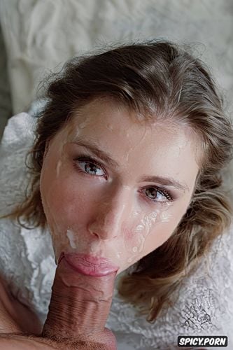 face centered, extra eyeshadow, messy hair, a stunningly beautiful teen bride on her knees