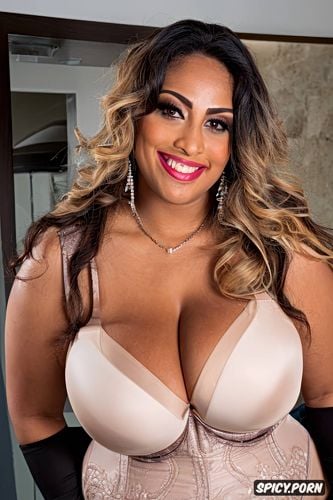 deep eyes, thick curvaceous bbw, front view, nude, gorgeous nude light skinned egyptian model