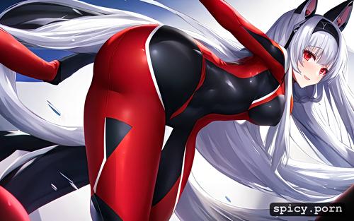 soccer, showing of her ass, azur lane, good anatomy, ass held into the camera