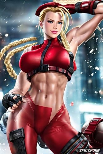 ultra detailed, ultra realistic, 8k shot on canon dslr, cammy white streetfighter 6 beautiful face full body shot