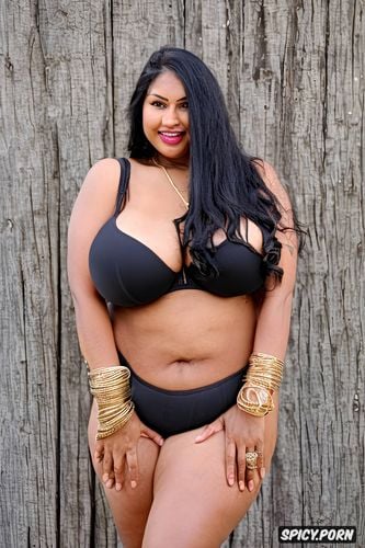 beautiful smiling face, gorgeous indian burlesque dancer, slim waist